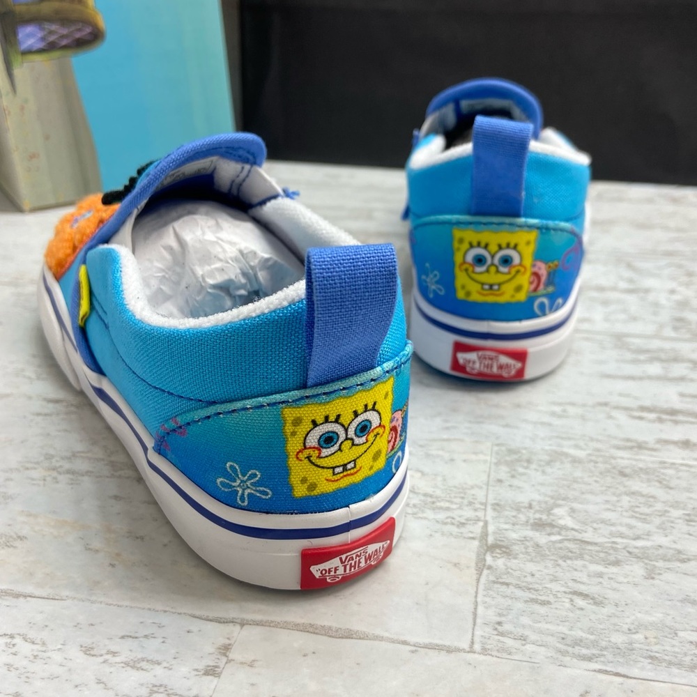 Vans SpongeBob slip-on Velcro Toddler sneakers - Picture 6 of 17